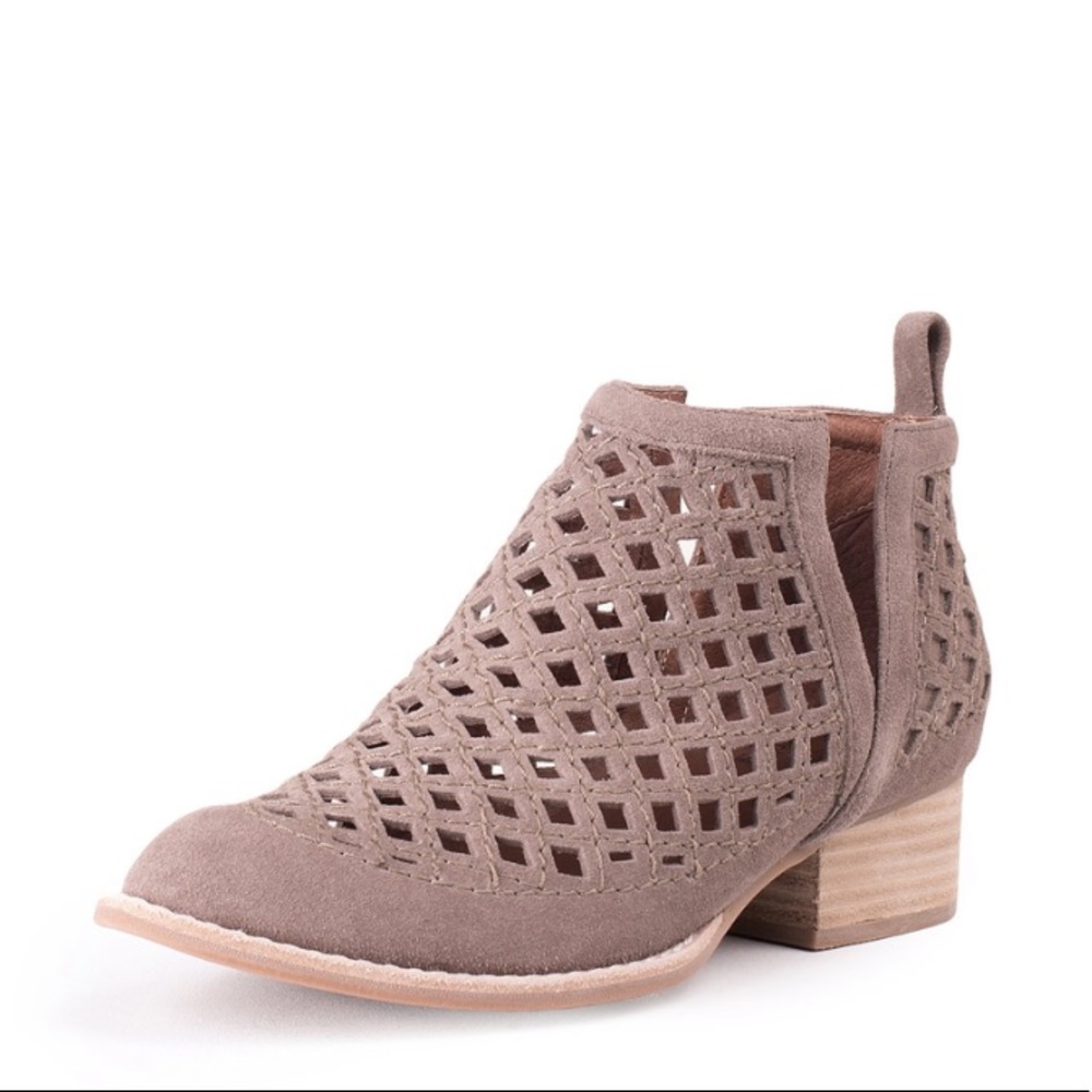 Jeffrey Campbell - Taggart Bootie in Taupe Suede